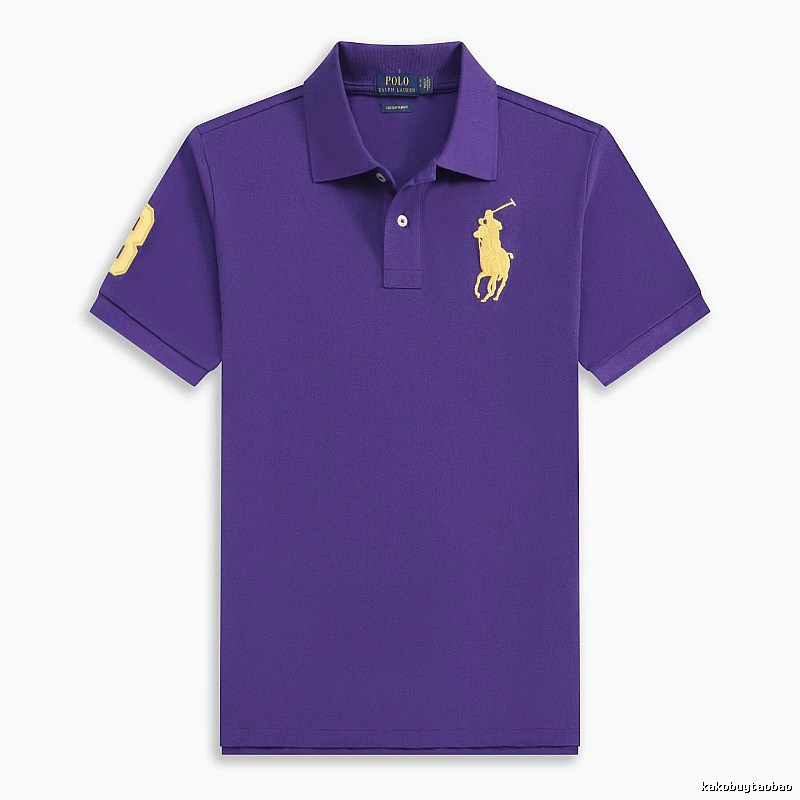 Ralph Lauren Polo Purple Classic Style Short-Sleeve