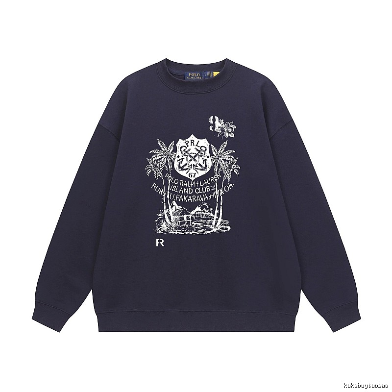 Ralph Lauren Printed Casual Style Sweatshirt
