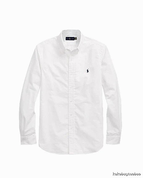 Ralph Lauren White Button-Down Shirt Casual Layering