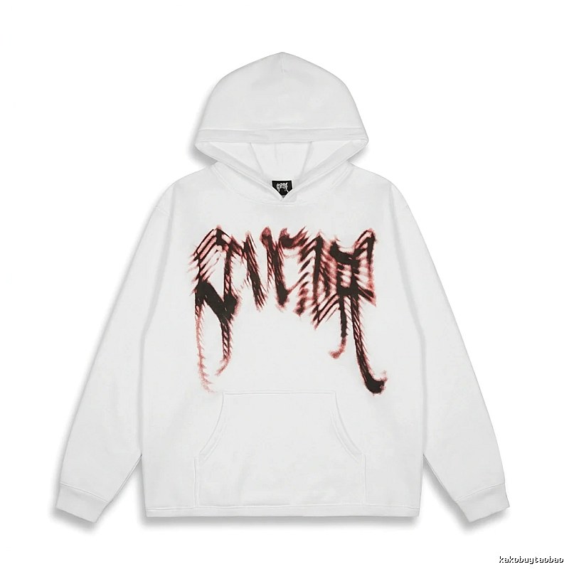 Revenge Gothic Style White Hoodie