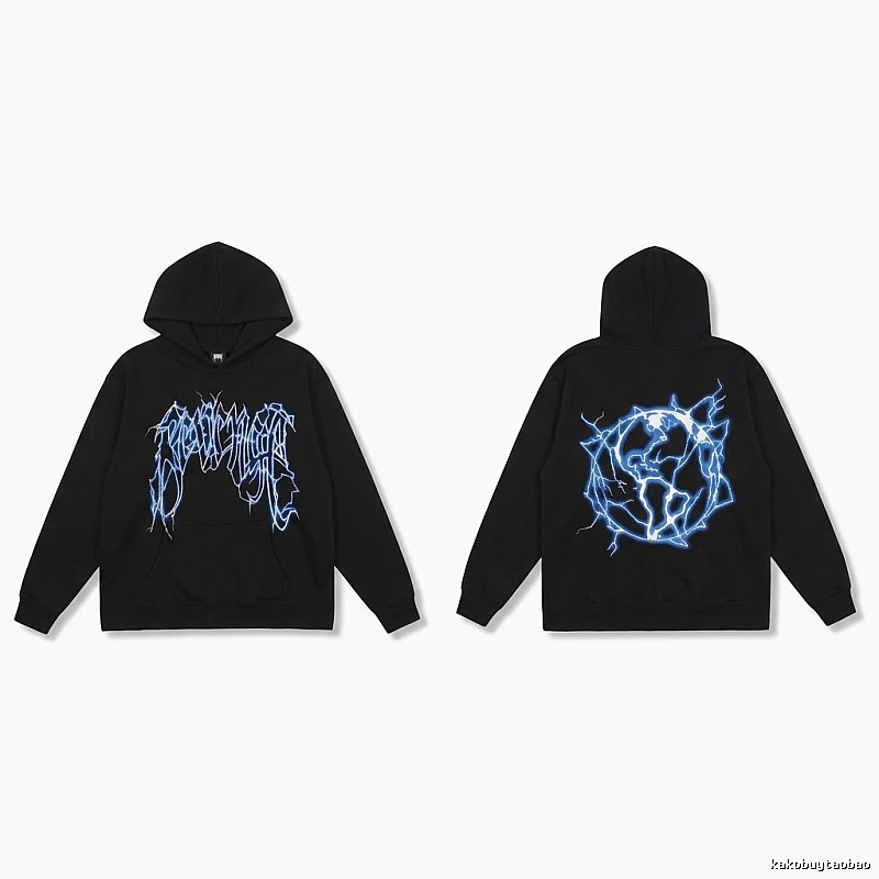 Revenge Lightning Wind Black Hoodie