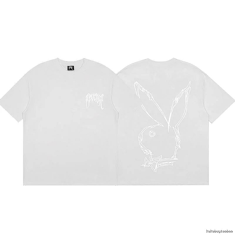Revenge White Skull Graphic T-Shirt Logo Detail