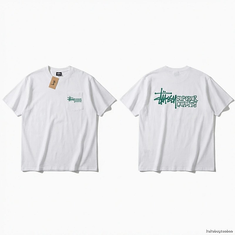 Stussy simple white T-shirt