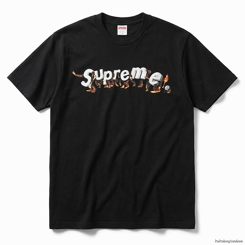 Supreme Ape Series Black T-shirt