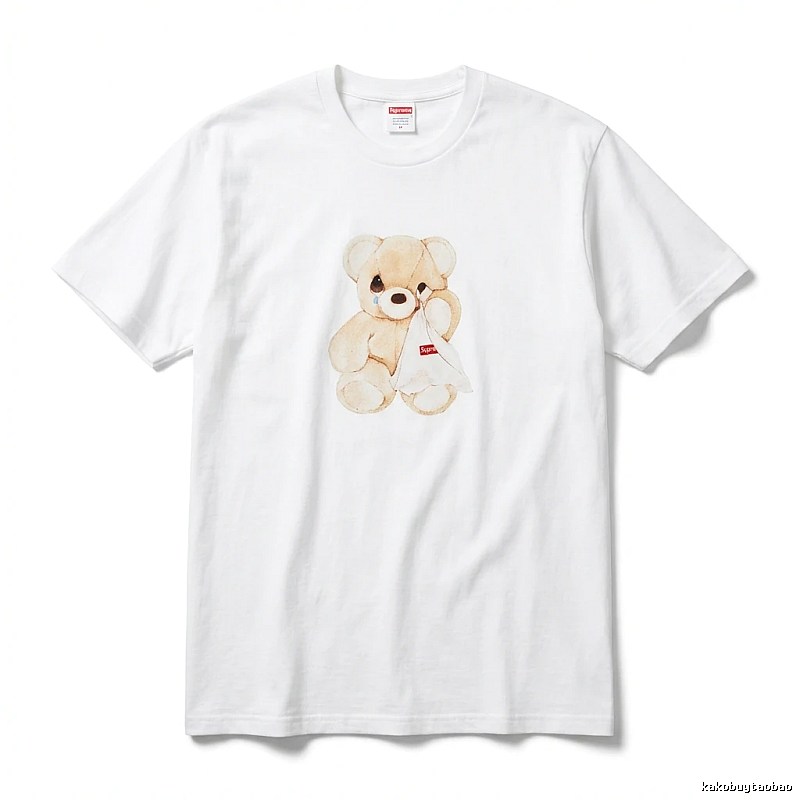 Supreme Bear Trend Brand White T-shirt