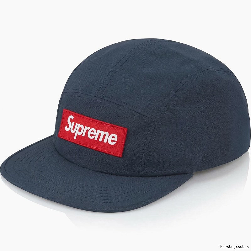 Supreme minimalist style dark blue hat