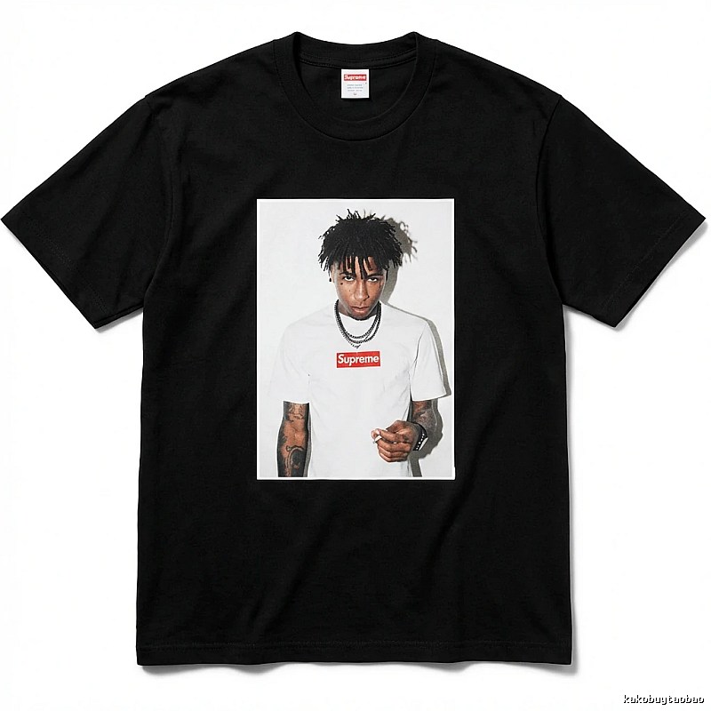 Supreme Portrait Style Black T-shirt