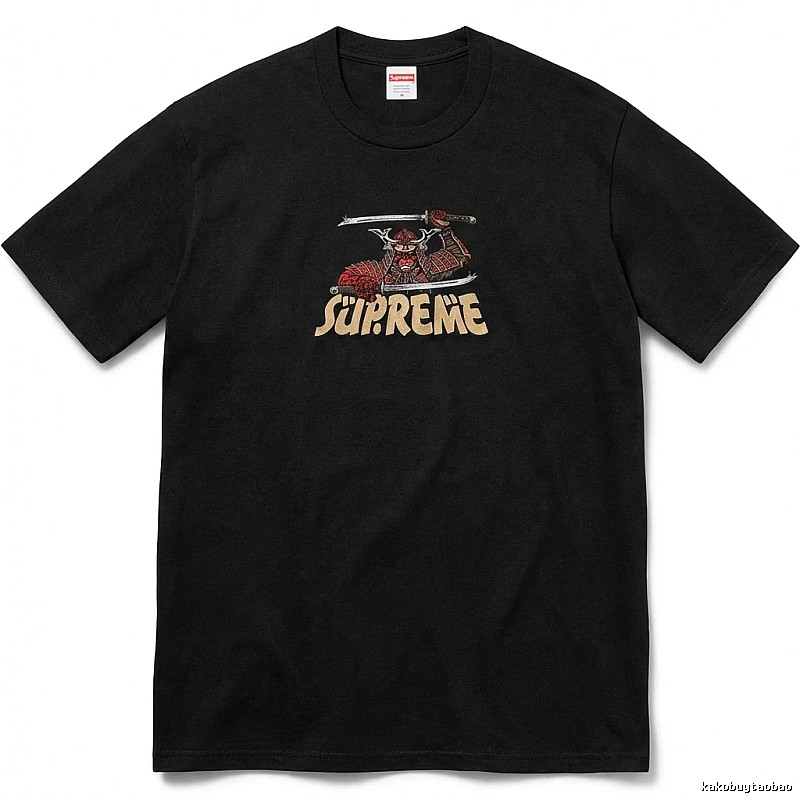 Supreme Samurai-style Black T-shirt