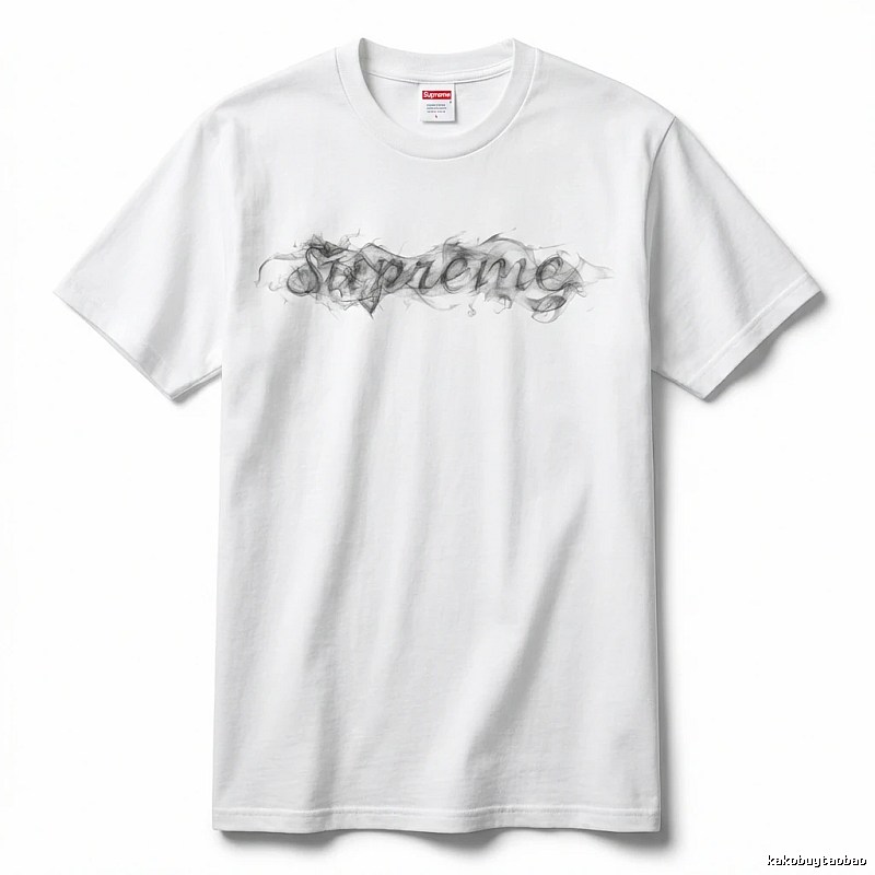 Supreme Smoke Style White T-shirt