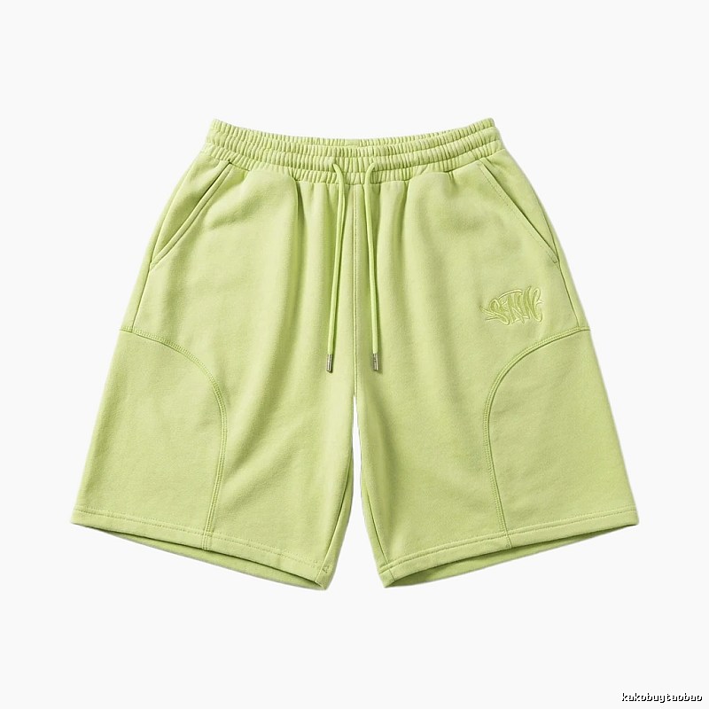 SynaWorld casual light green shorts