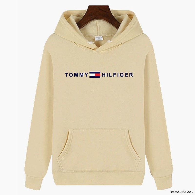 Tommy Hilfiger Patterned Logo hoodie White Tommy Hilfiger with Polished Detail