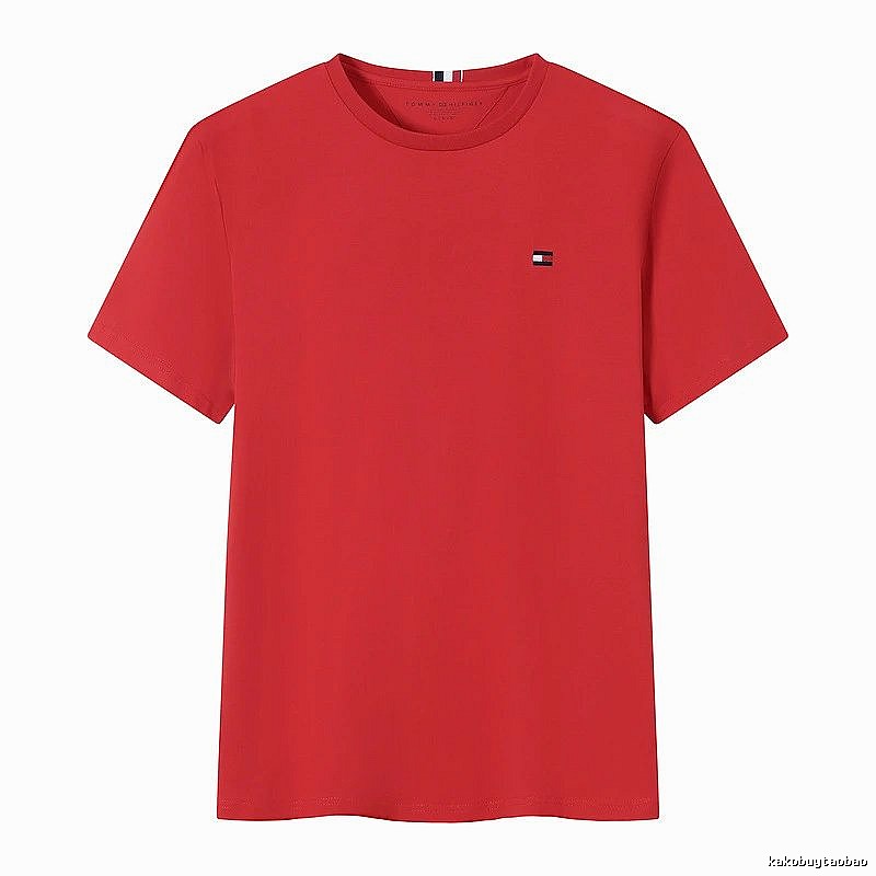 Tommy Hilfiger Red Logo T-Shirt Weekend Wear