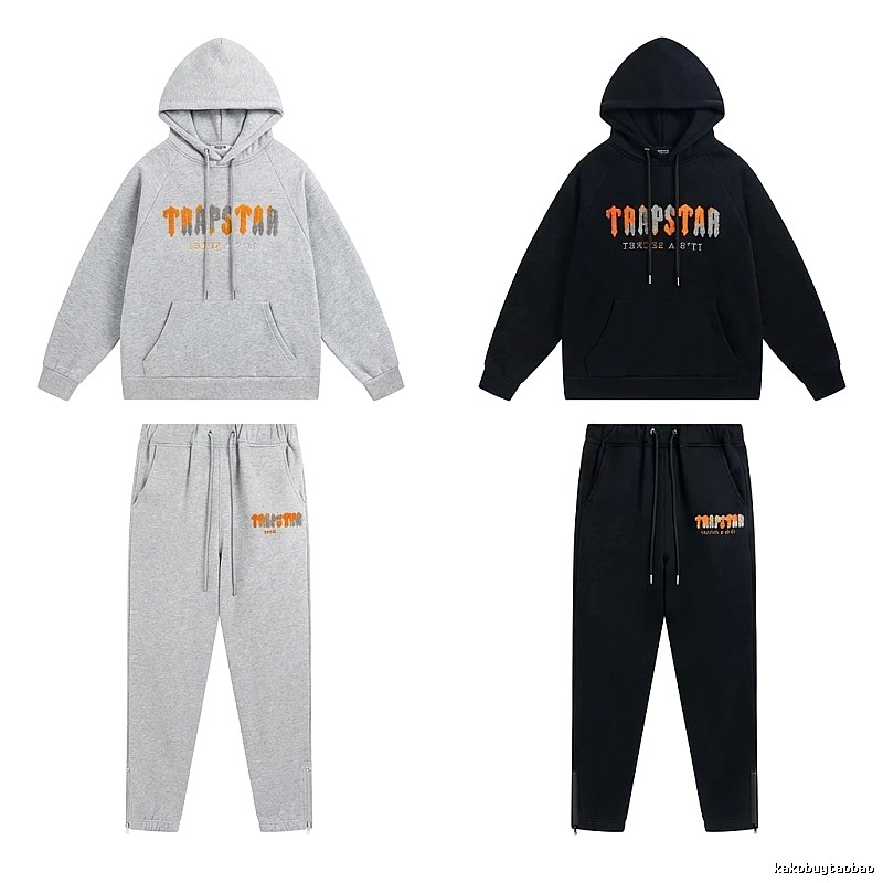 Trapstar Printed Streetwear Set (Grey/Black)