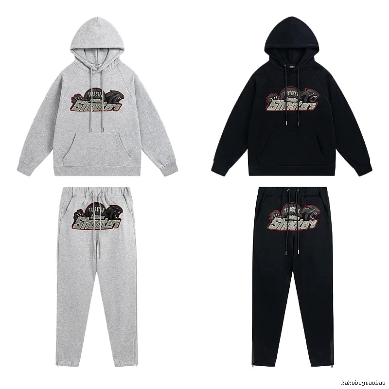 Trapstar sporty grey/black suit set