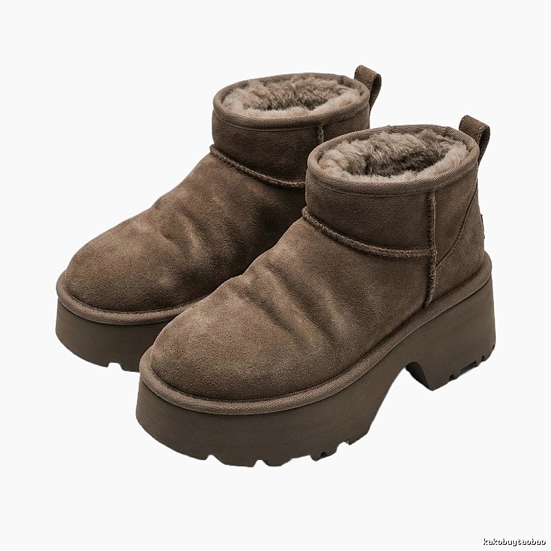UGG Thick-soled Retro Brown Boots