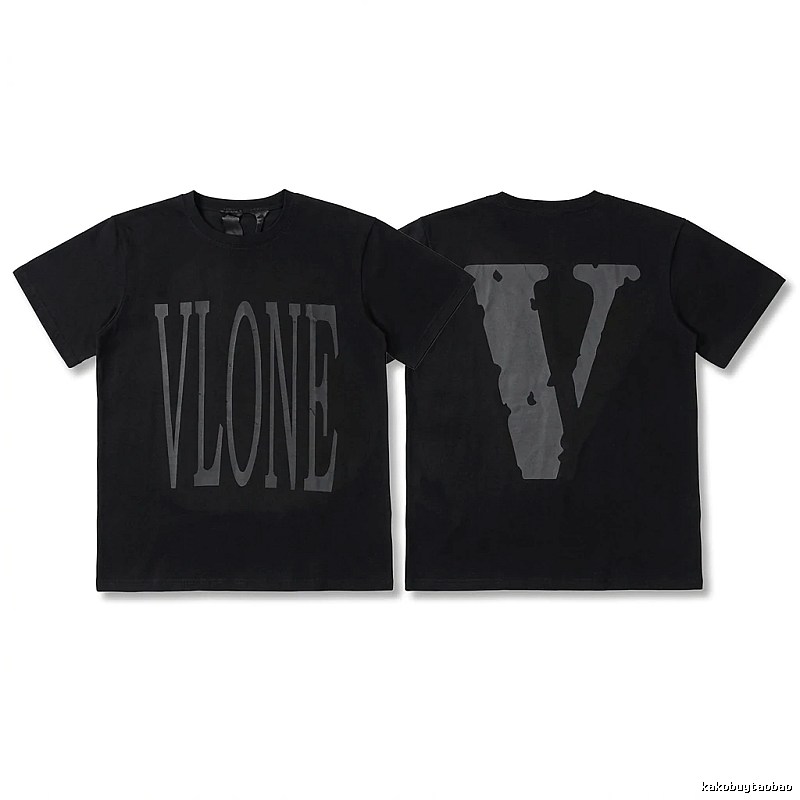 Vlone minimalist style black T-shirt