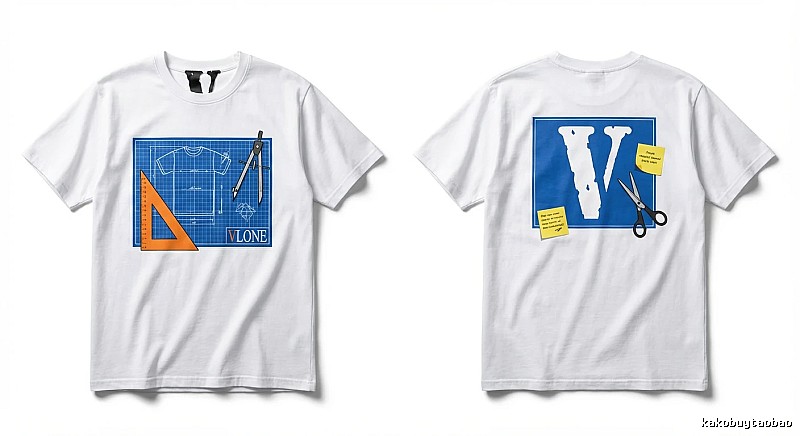 Vlone trendy white T-shirt