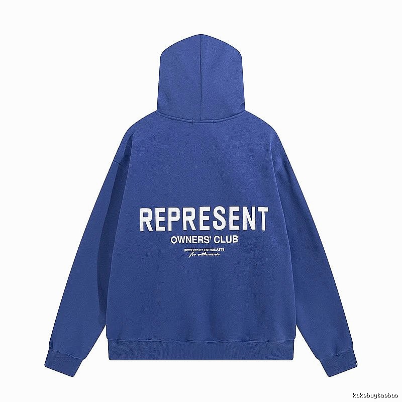 Represent Travel Owners Club hoodie Navy Large Represent with Modern Look
